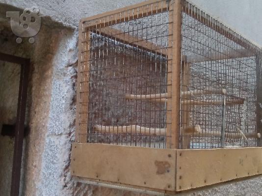 Ξυλινες ζευγαρωστρες καναρινιων